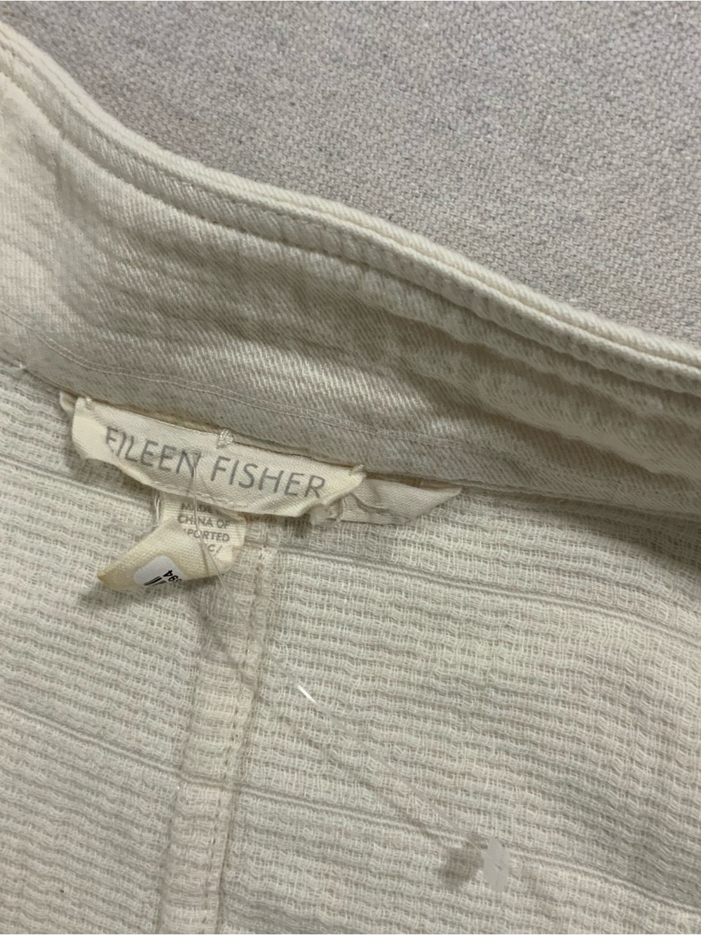 Eileen Fisher_Organic Cotton Gauze Jacket Size XL - Picture 5 of 6
